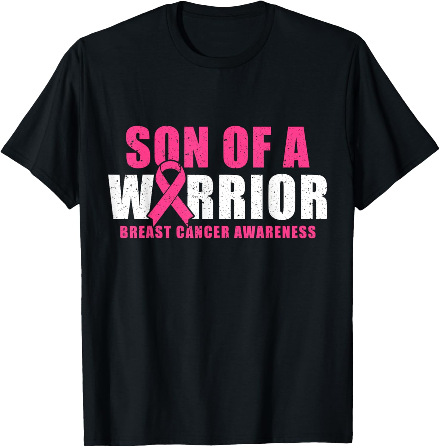 Son Of A Warrior Breast Cancer Awareness T-Shirt